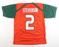 Tyrique Stevenson Signed Jersey Inscribed "Go Canes" (JSA) at PristineAuction.com