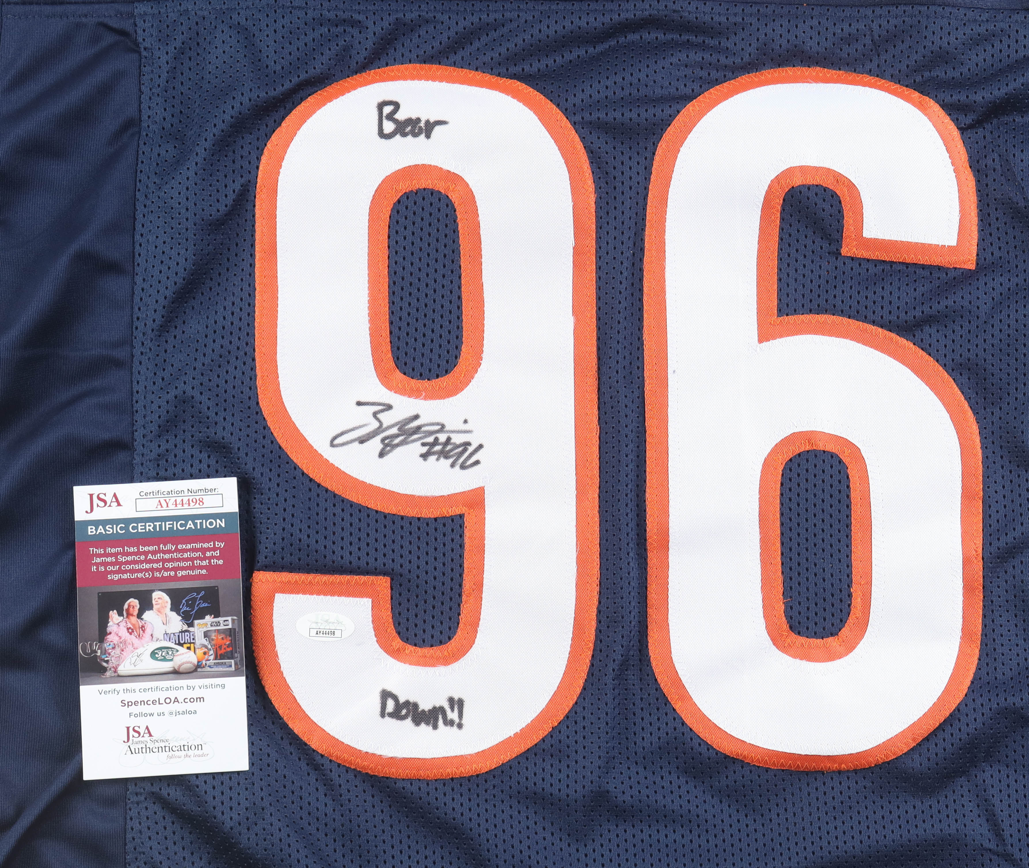 Zacch Pickens Signed Jersey Inscribed "Bear Down!!" (JSA) at PristineAuction.com Zacch Pickens Signed Jersey Inscribed "Bear Down!!" (JSA) at PristineAuction.com