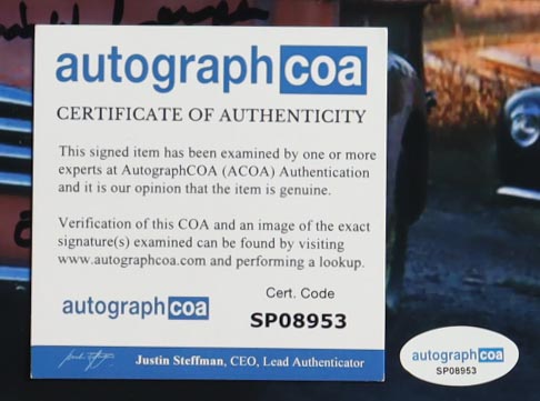 Chris Cooper Signed "Cars 3" 8x10 Photo Inscribed "Best Wishes" & "AKA 'Smokey'" (ACOA) at PristineAuction.com Chris Cooper Signed "Cars 3" 8x10 Photo Inscribed "Best Wishes" & "AKA 'Smokey'" (ACOA) at PristineAuction.com