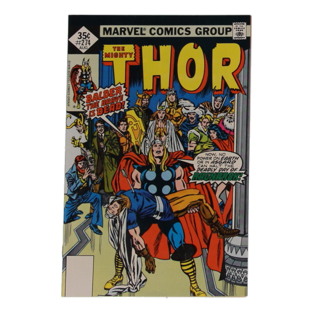 1978 "The Mighty Thor" Issue #274 Marvel Comic Book at PristineAuction.com