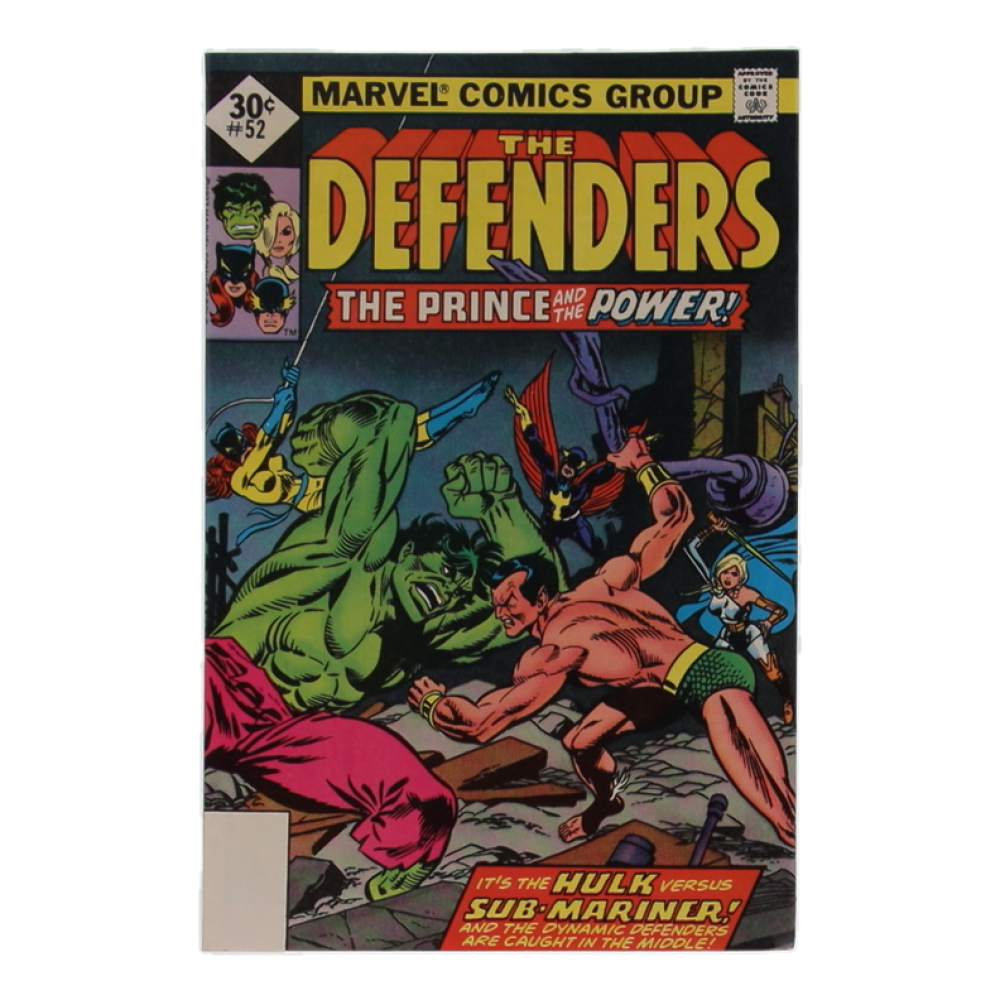 1977 "The Defenders" Issue #52 Marvel Comic Book at PristineAuction.com