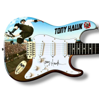 Tony Hawk Signed Custom Stratocaster Guitar (JSA) at PristineAuction.com