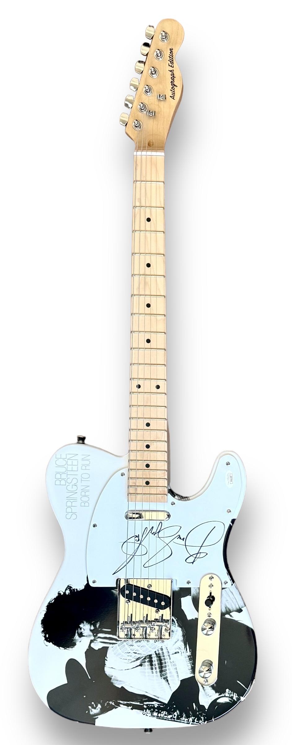 Bruce Springsteen Signed Custom "Born to Run" Telecaster Guitar (JSA) at PristineAuction.com Bruce Springsteen Signed Custom "Born to Run" Telecaster Guitar (JSA) at PristineAuction.com