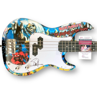 Steve Harris Signed "Iron Maiden" Custom P-Bass Guitar (JSA) at PristineAuction.com