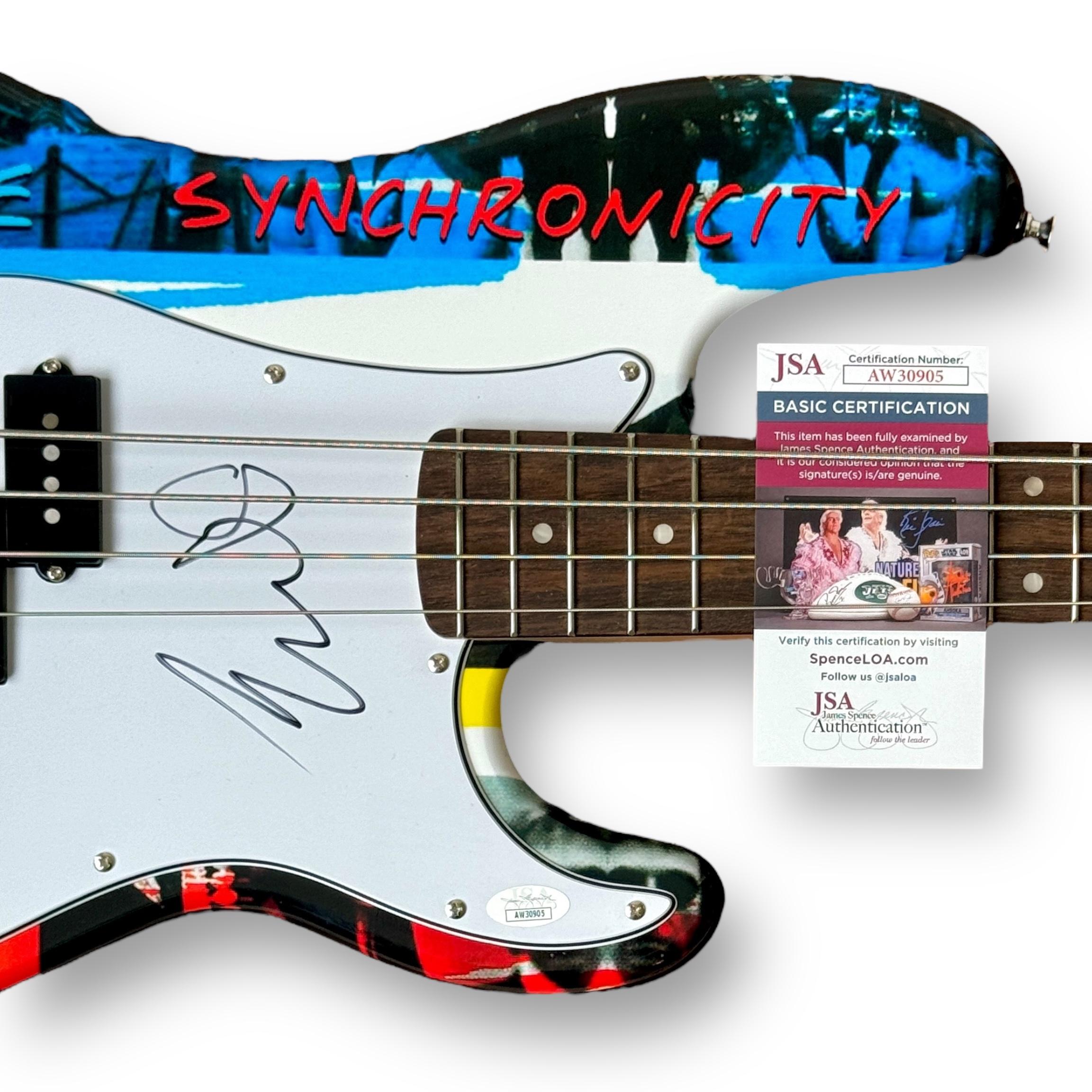 Sting Signed "The Police" Custom Fender Squire P-Bass Guitar (JSA) at PristineAuction.com Sting Signed "The Police" Custom Fender Squire P-Bass Guitar (JSA) at PristineAuction.com