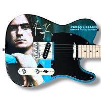 James Taylor Signed Custom Telecaster Style Guitar (JSA) at PristineAuction.com