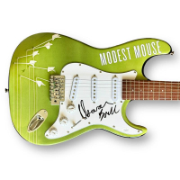 Isaac Brock Signed "Modest Mouse" Custom Stratocaster Guitar (JSA) at PristineAuction.com