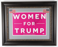 Donald Trump Signed Custom Framed Campaign Poster (JSA) at PristineAuction.com