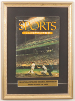 1954 First Issue "Sports Illustrated" Custom Framed Magazine Display with Title Plaque at PristineAuction.com