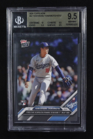 Yoshinobu Yamamoto 2024 Topps Now #42 RC (BGS 9.5) at PristineAuction.com