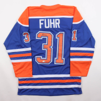 Grant Fuhr Signed Jersey Inscribed "HOF 03" (JSA) at PristineAuction.com