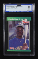 Ken Griffey Jr. 1989 Donruss The Rookies #3 RC (ISA 9) at PristineAuction.com