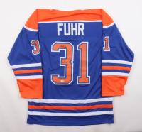 Grant Fuhr Signed Jersey Inscribed "HOF 03" (JSA) at PristineAuction.com