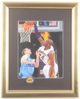 "Kobe Bryant Slam Dunk" Custom Framed Photo Display with Lakers Logo Pin at PristineAuction.com