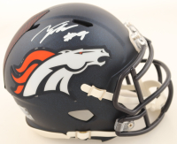Talanoa Hufanga Signed Broncos Speed Mini Helmet (Beckett) at PristineAuction.com