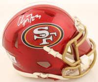 Christian McCaffrey Signed 49ers Flash Alternate Speed Mini Helmet (Beckett) at PristineAuction.com