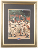 "Jackie Robinson and the 1955 Brooklyn Dodgers" Custom Framed Photo Display with Robinson Pin at PristineAuction.com