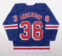 Glenn Anderson Signed Jersey Inscribed "94 Cup!" (Schwartz) at PristineAuction.com
