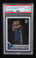 Zion Williamson 2019-20 Panini Donruss Optic Rated Rookie #158 RC (PSA 10) at PristineAuction.com