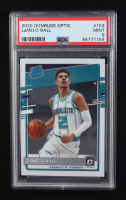 LaMelo Ball 2020-21 Panini Donruss Optic Rated Rookie #153 RC (PSA 9) at PristineAuction.com