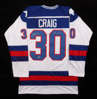 Jim Craig Signed Jersey Inscribed "1980 Gold" (Beckett) at PristineAuction.com