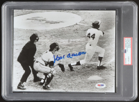 Hank Aaron Signed Braves 8x10 Photo (PSA | Autograph Grade 10) at PristineAuction.com