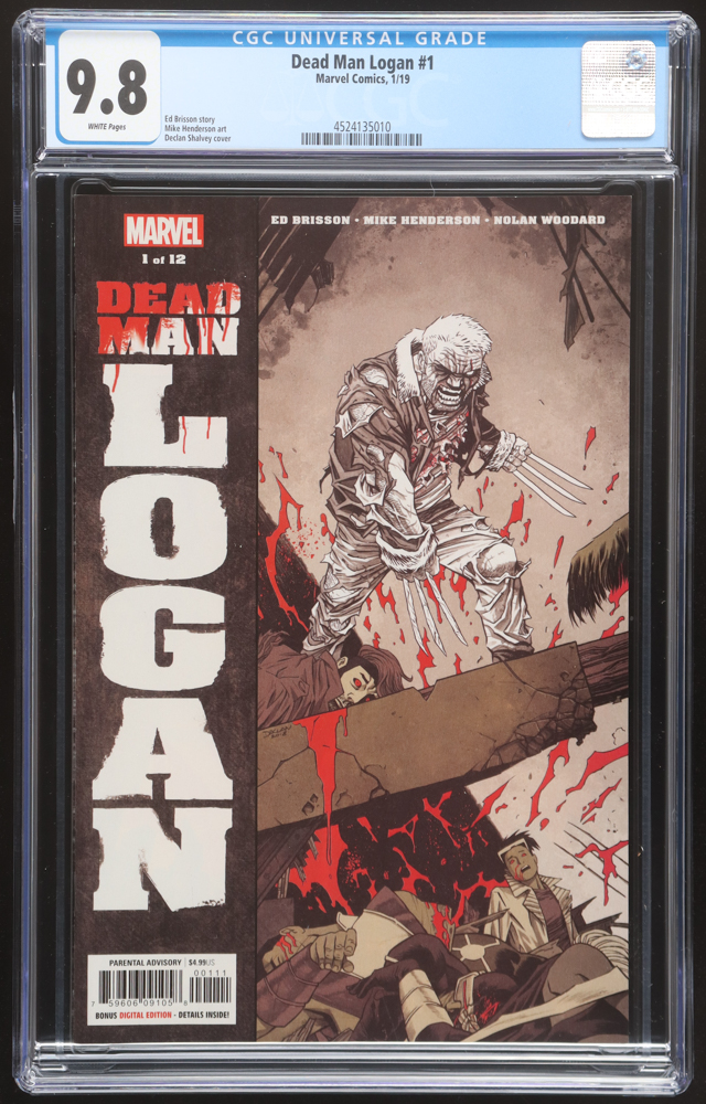 2019 "Dead Man Logan" #1 Marvel Comic Book (CGC 9.8) at PristineAuction.com 2019 "Dead Man Logan" #1 Marvel Comic Book (CGC 9.8) at PristineAuction.com