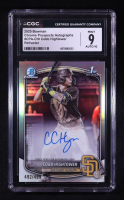 Cobb Hightower 2025 Bowman Chrome Prospect Autographs Refractors #CPACHI #492/499 RC (CGC 9 | Auto 10) at PristineAuction.com
