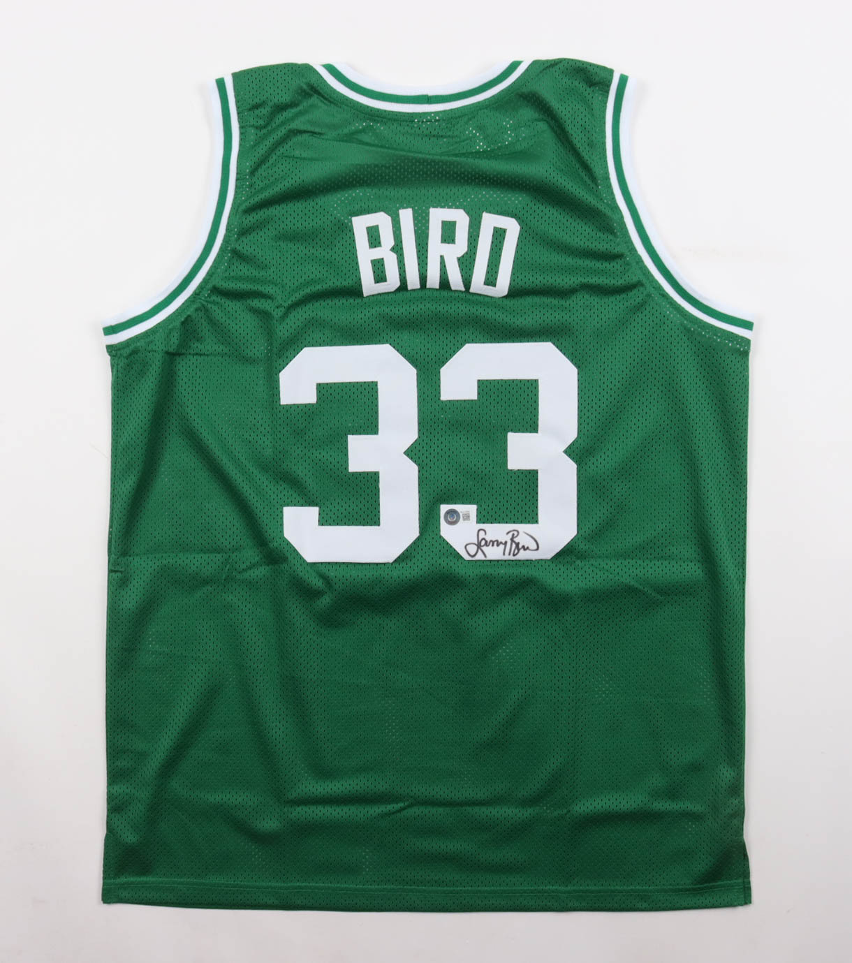 Larry Bird Signed Jersey (Beckett) at PristineAuction.com Larry Bird Signed Jersey (Beckett) at PristineAuction.com