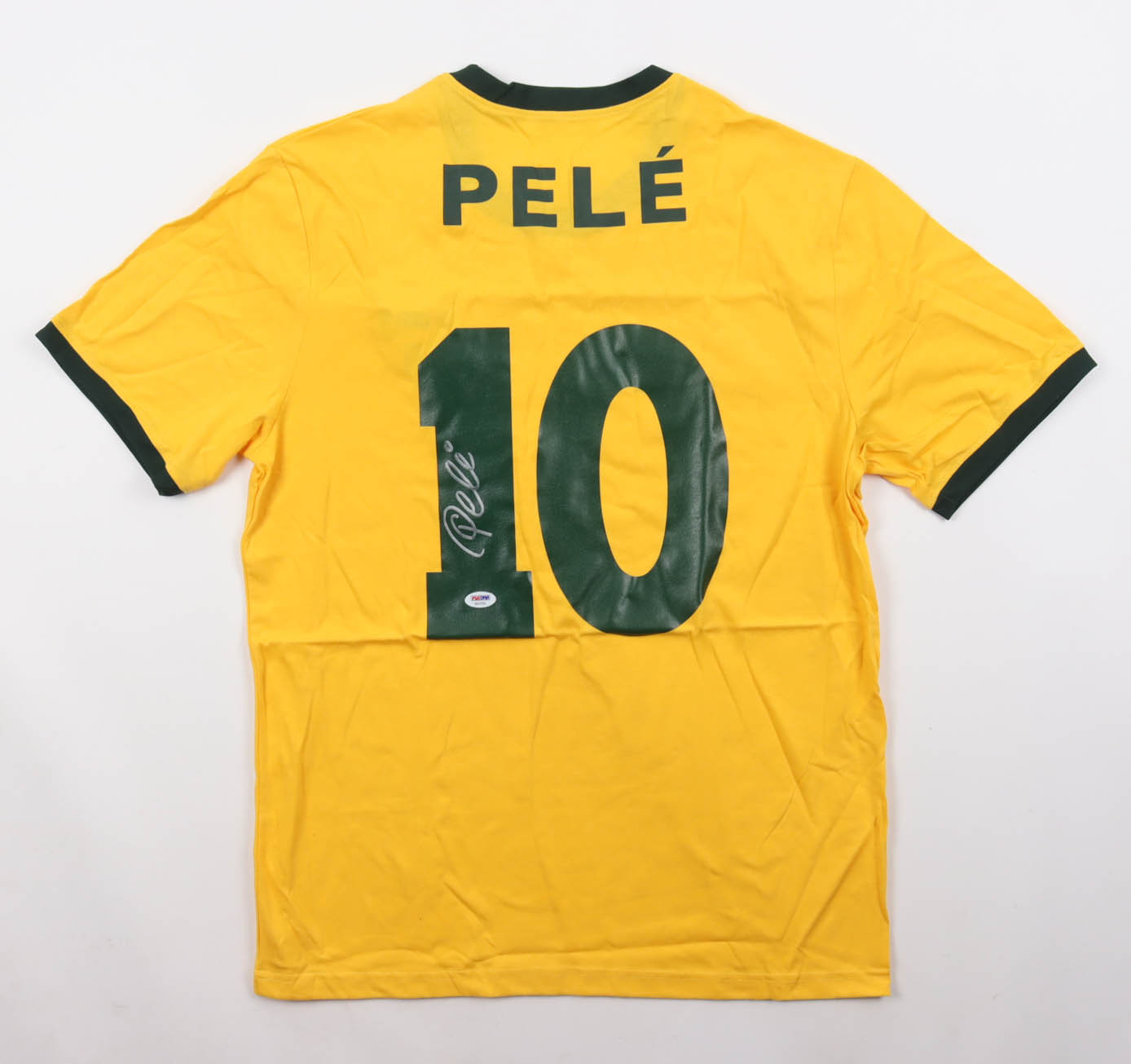 Pele Signed Jersey (PSA) at PristineAuction.com Pele Signed Jersey (PSA) at PristineAuction.com