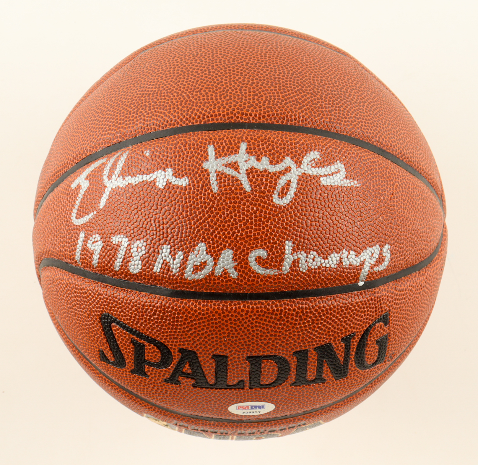 Elvin Hayes Signed NBA Basketball Inscribed "1978 NBA Champs" (PSA) at PristineAuction.com Elvin Hayes Signed NBA Basketball Inscribed "1978 NBA Champs" (PSA) at PristineAuction.com