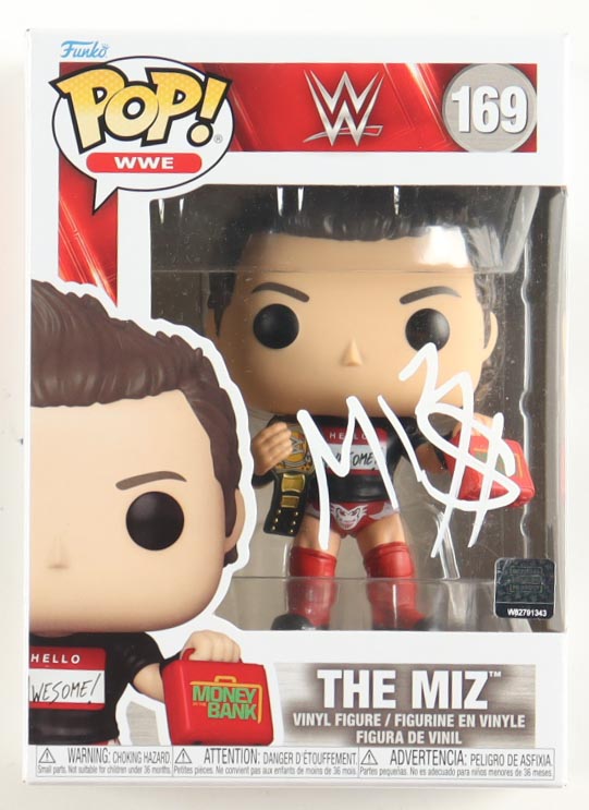 Mike Mizanin Signed "WWE" #169 The Miz Funko Pop! Vinyl Figure (Beckett) at PristineAuction.com Mike Mizanin Signed "WWE" #169 The Miz Funko Pop! Vinyl Figure (Beckett) at PristineAuction.com