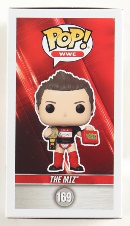 Mike Mizanin Signed "WWE" #169 The Miz Funko Pop! Vinyl Figure (Beckett) at PristineAuction.com Mike Mizanin Signed "WWE" #169 The Miz Funko Pop! Vinyl Figure (Beckett) at PristineAuction.com