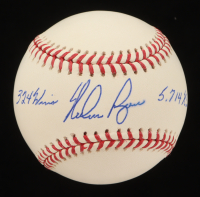 Nolan Ryan Signed OML Baseball Inscribed "324 Wins" & "5,714 K's" (AIV & Ryan) at PristineAuction.com