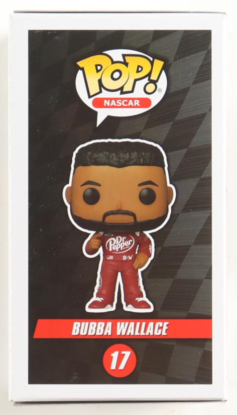 Bubba Wallace Signed NASCAR #17 Funko Pop! Vinyl Figure (AutographCOA) at PristineAuction.com Bubba Wallace Signed NASCAR #17 Funko Pop! Vinyl Figure (AutographCOA) at PristineAuction.com
