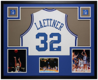 Christian Laettner Signed Custom Framed Jersey Display (Beckett) at PristineAuction.com