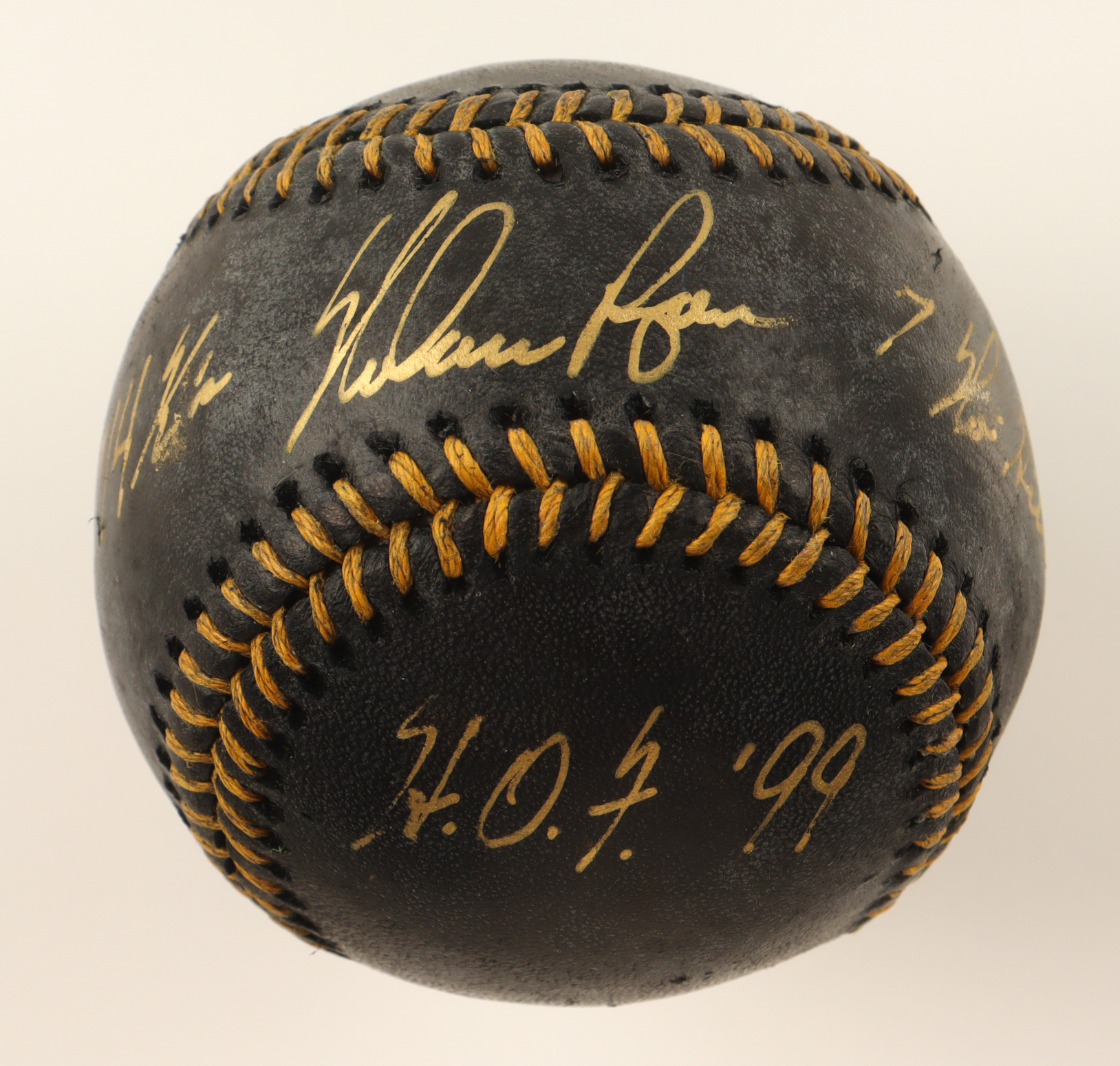 Nolan Ryan Signed OML Black Leather Baseball with Multiple Career Stat Inscriptions (AIV & Ryan) at PristineAuction.com Nolan Ryan Signed OML Black Leather Baseball with Multiple Career Stat Inscriptions (AIV & Ryan) at PristineAuction.com