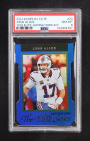 Josh Allen 2024 Panini Donruss Elite Series 1992 Aspirations Die-Cut #23 #74/99 (PSA 8) at PristineAuction.com