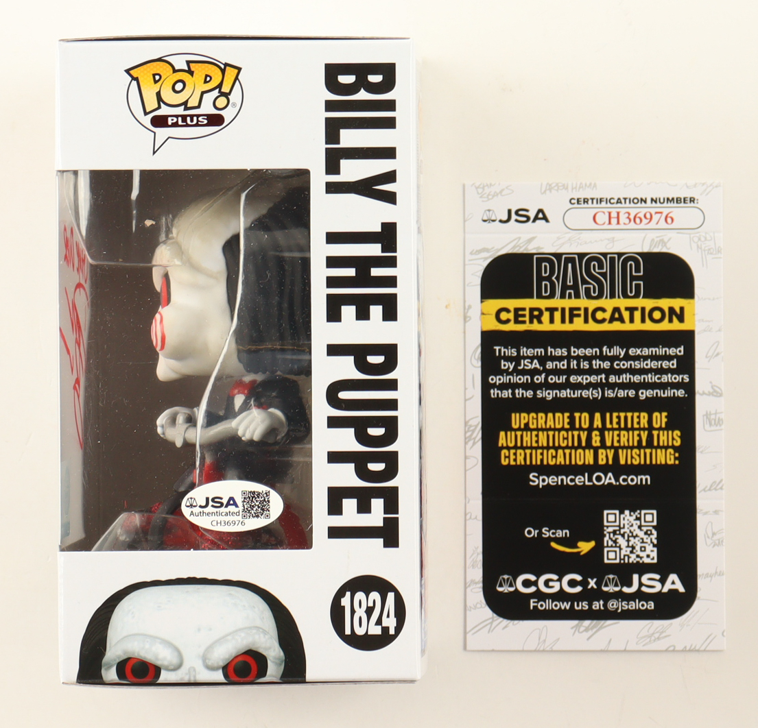 Darren Lynn Bousman Signed "Saw" #1824 Billy the Puppet Funko Pop! Vinyl Figure Inscribed "Game Over" (JSA) at PristineAuction.com Darren Lynn Bousman Signed "Saw" #1824 Billy the Puppet Funko Pop! Vinyl Figure Inscribed "Game Over" (JSA) at PristineAuction.com