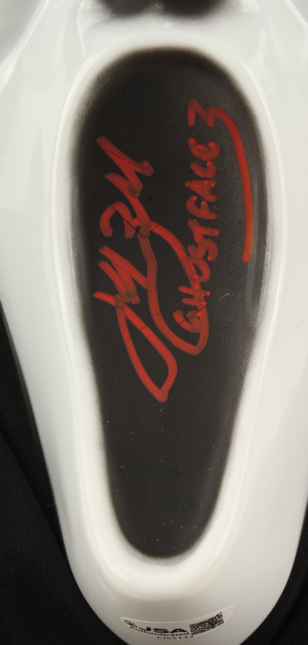 Jeff Brockton Signed "Scream" Mask Inscribed "Ghostface 3" (JSA) at PristineAuction.com Jeff Brockton Signed "Scream" Mask Inscribed "Ghostface 3" (JSA) at PristineAuction.com