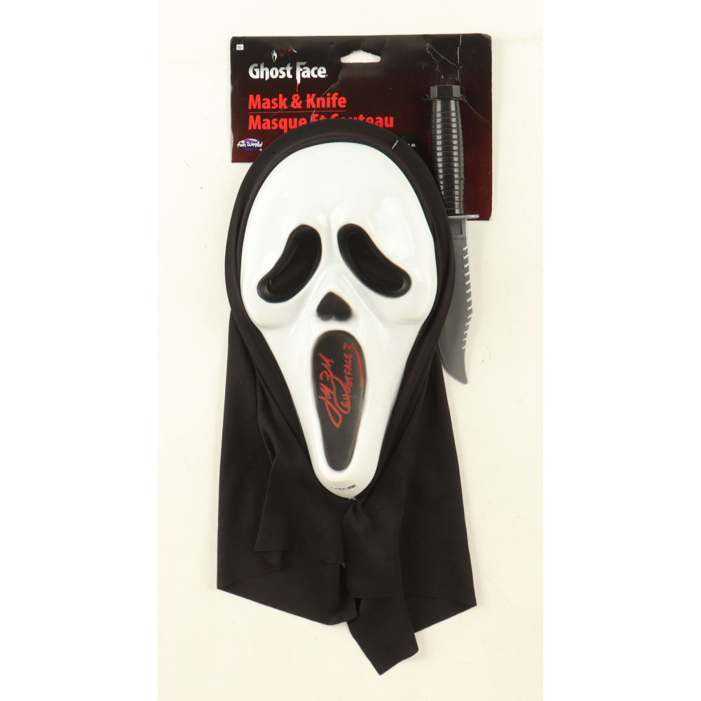Jeff Brockton Signed "Scream" Mask Inscribed "Ghostface 3" (JSA) at PristineAuction.com