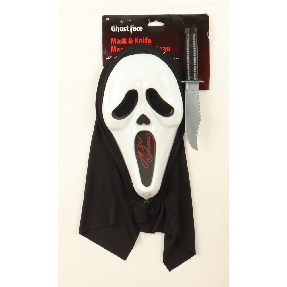 Jeff Brockton Signed "Scream" Mask Inscribed "Ghostface 3" (JSA) at PristineAuction.com