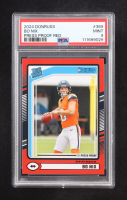 Bo Nix 2024 Panini Donruss Press Proof Red Rated Rookie #369 RC (PSA 9) at PristineAuction.com