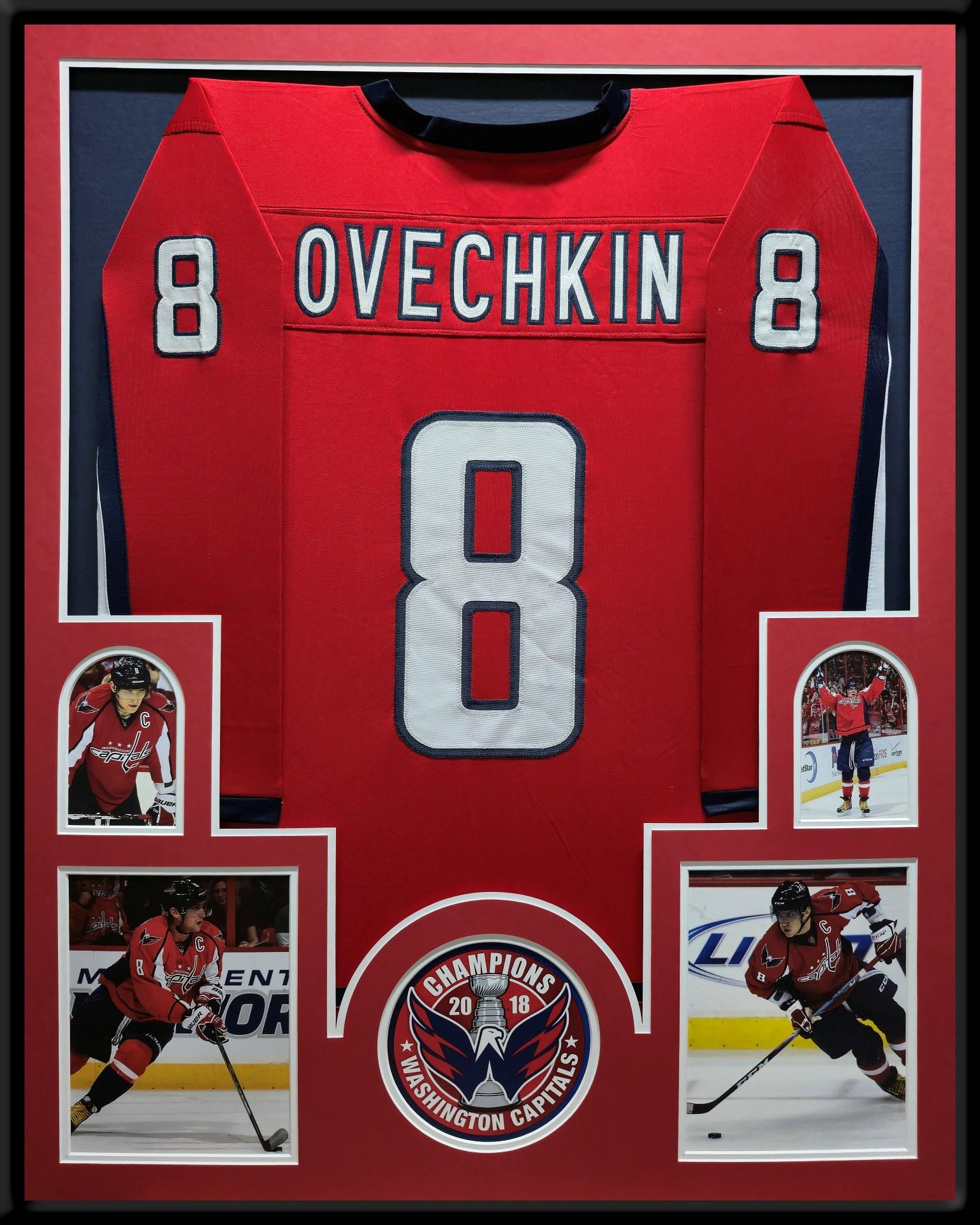 Alexander Ovechkin Custom Framed Jersey Display at PristineAuction.com Alexander Ovechkin Custom Framed Jersey Display at PristineAuction.com