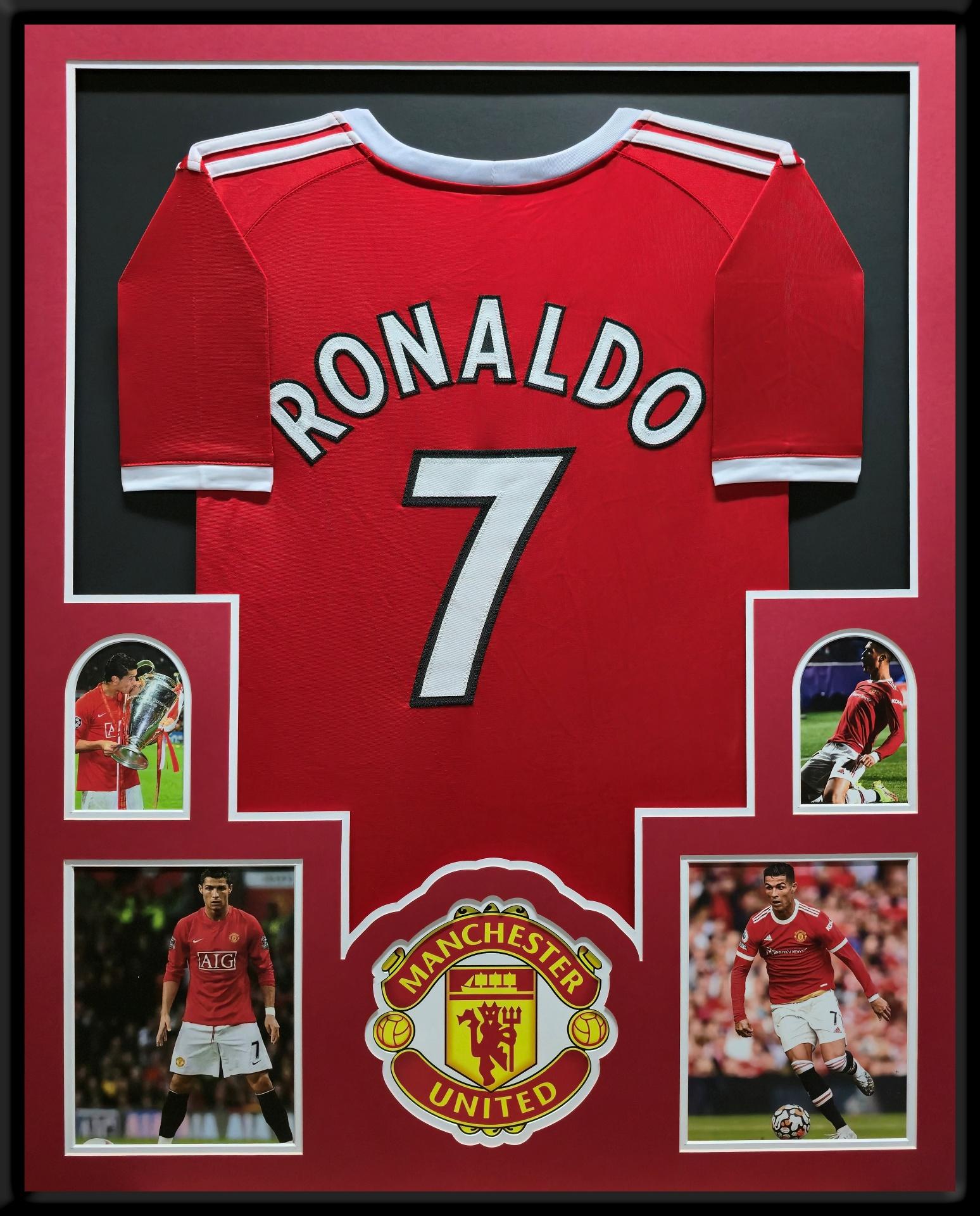 Cristiano Ronaldo Custom Framed Jersey Display at PristineAuction.com Cristiano Ronaldo Custom Framed Jersey Display at PristineAuction.com