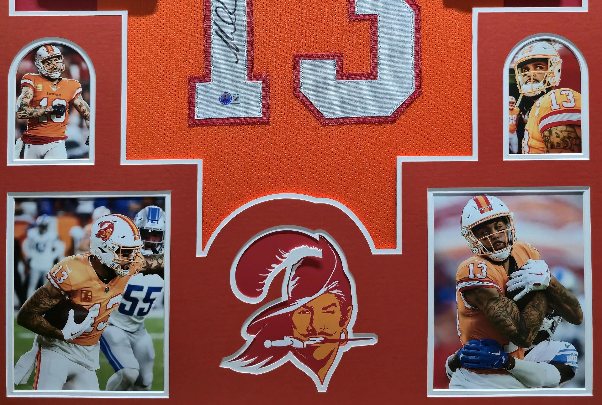 Mike Evans Signed Custom Framed Jersey Display (Beckett) at PristineAuction.com Mike Evans Signed Custom Framed Jersey Display (Beckett) at PristineAuction.com