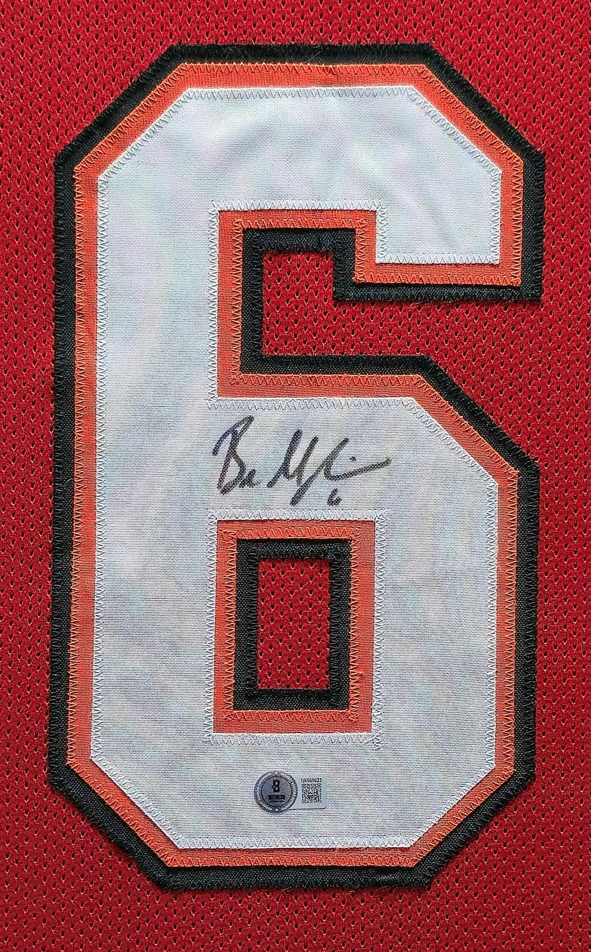 Baker Mayfield Signed Custom Framed Jersey Display (Beckett) at PristineAuction.com Baker Mayfield Signed Custom Framed Jersey Display (Beckett) at PristineAuction.com