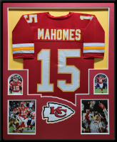 Patrick Mahomes Custom Framed Jersey Display at PristineAuction.com
