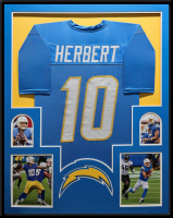 Justin Herbert Custom Framed Jersey Display at PristineAuction.com