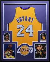 Kobe Bryant Custom Framed Jersey Display at PristineAuction.com